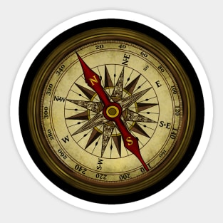 Compass Sticker